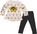Girls All Over Logo Raglan Shirt and Legging Set - Infant & Toddler