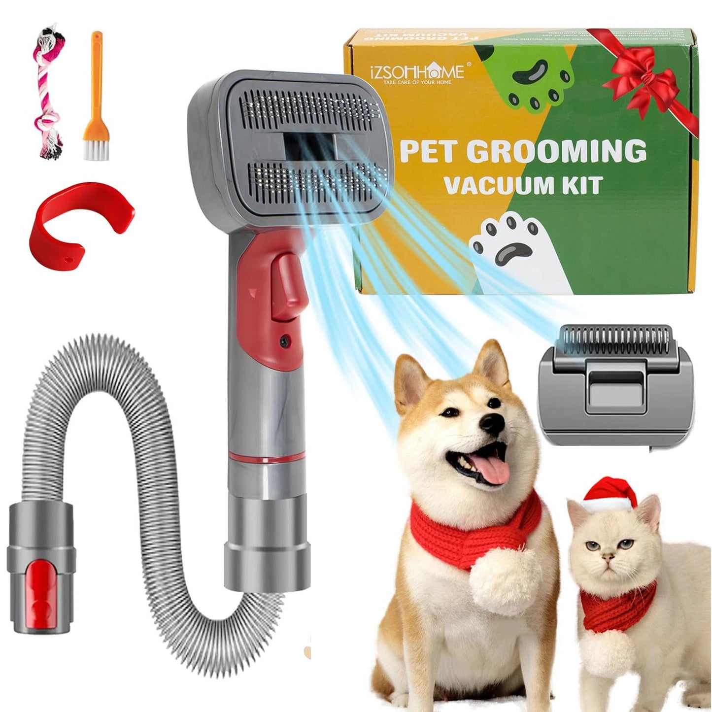 Pamper Pets with IZSOHHOME Pet Brush Kit