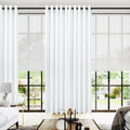 KOUFALL 96 Inch Curtains Set for Living Room, Semi Blackout