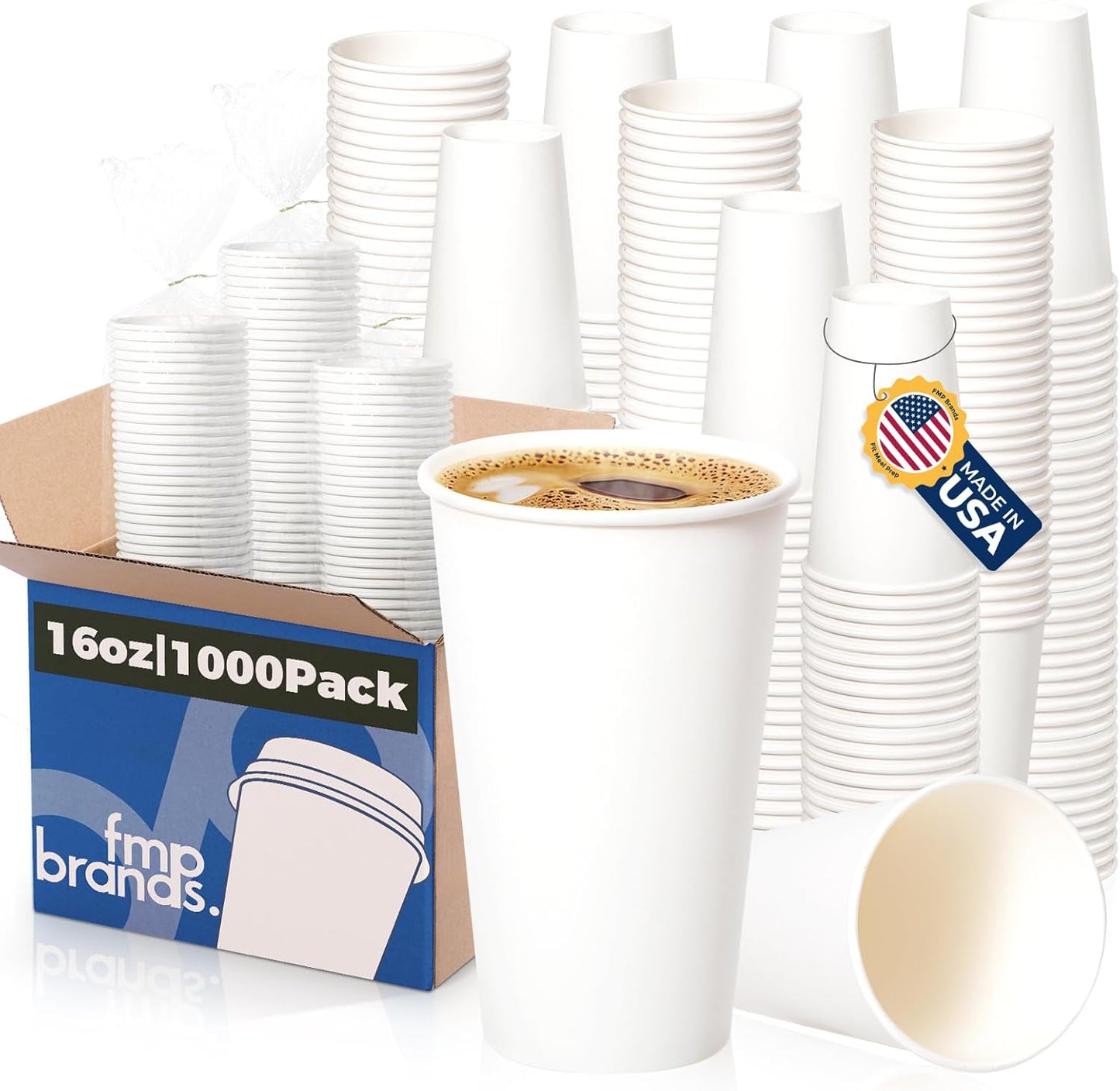 Premium 16 oz Disposable Paper Coffee Cups for Every Occasion
