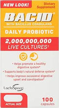BACID Daily Probiotic with Bacillus Coagulans for Health