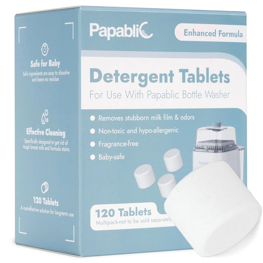 Papablic Baby Bottle Washer Tablets - Safe & Effective
