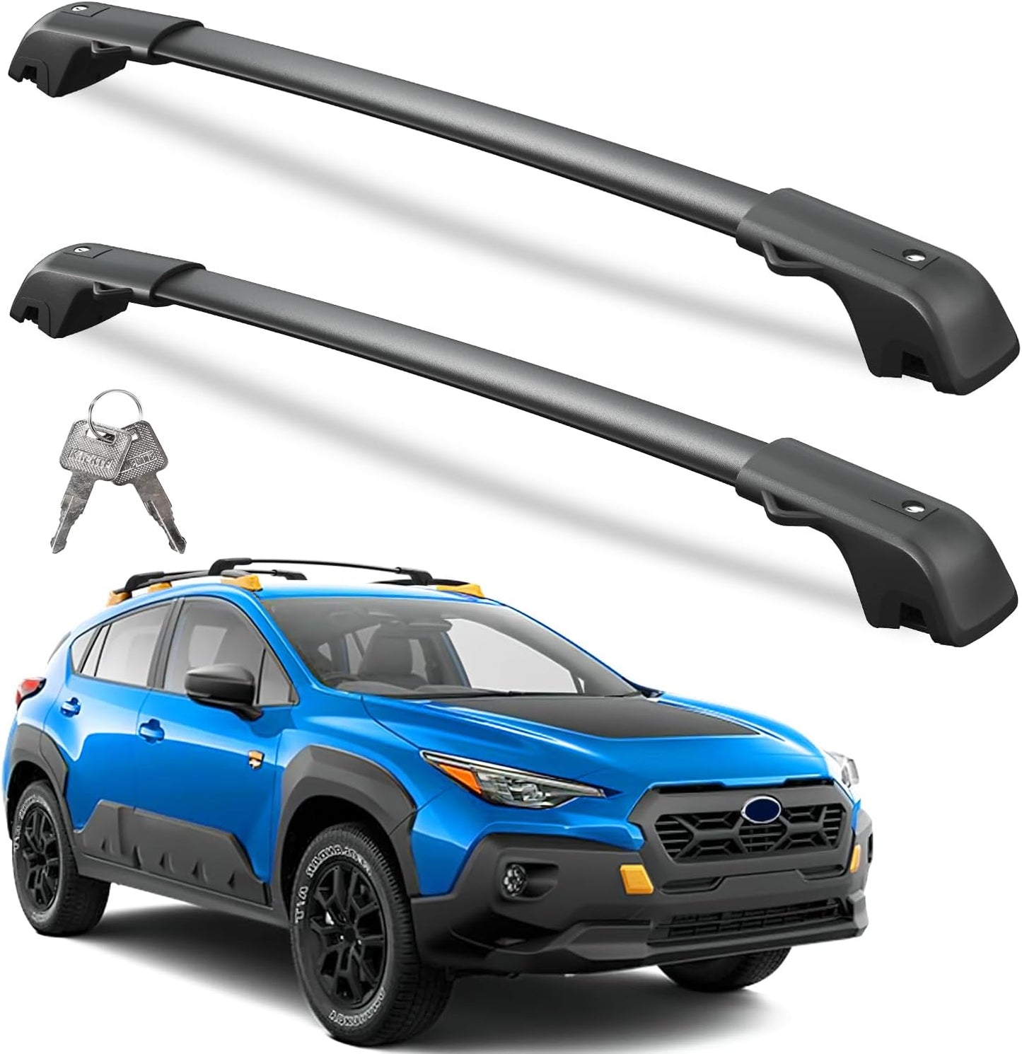 Lockable Roof Rack Cross Bars for Subaru Crosstrek 2024 2025