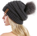 QUEENFUR Chunky Faux Fur Beanie - Soft & Warm!