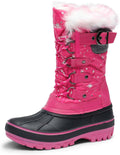 Boys Girls Snow Boots Water-Resistant Mid Calf - Warm, Anti-Slip PAIRS