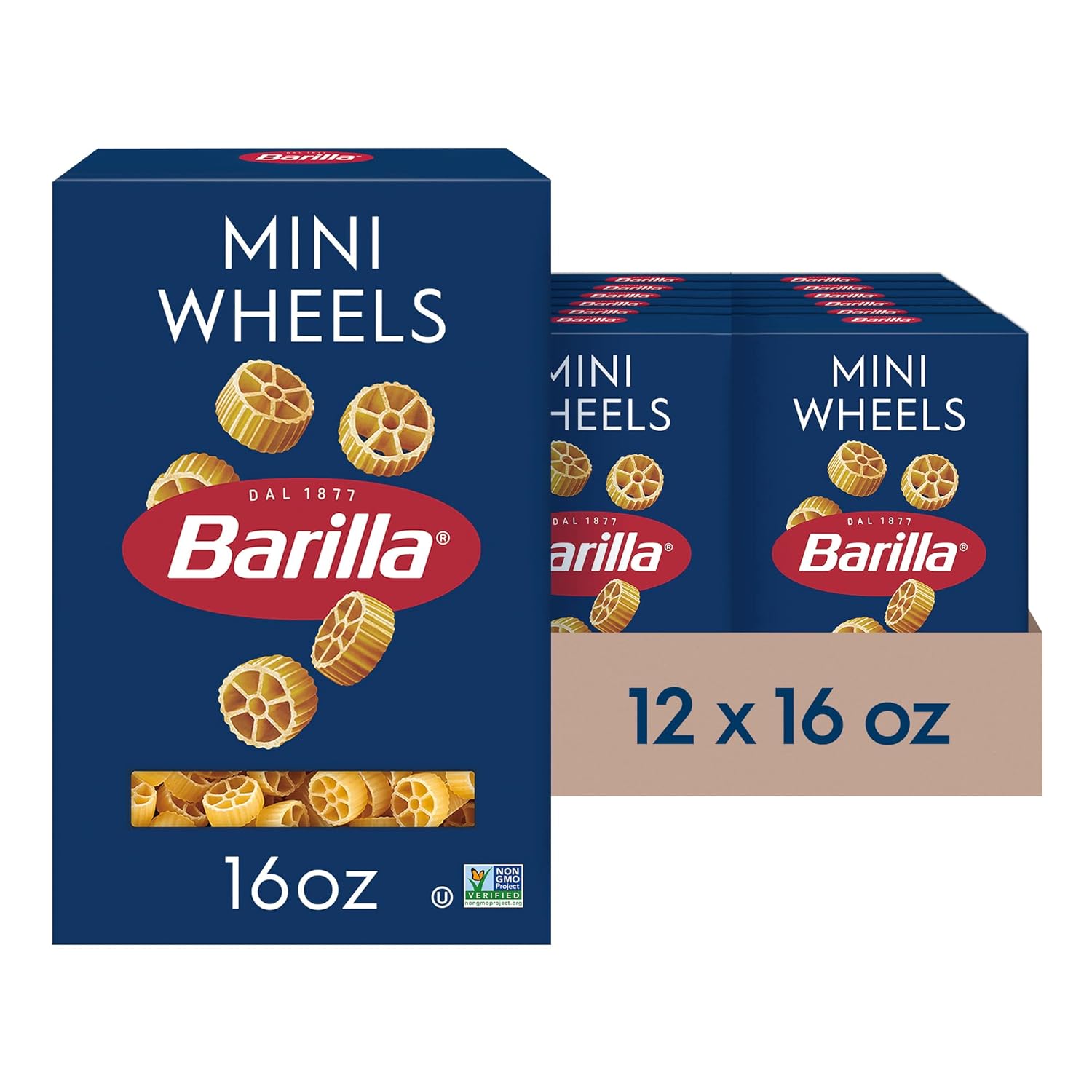 Barilla Mini Wheels Pasta - Perfect for Family Meals and Fun