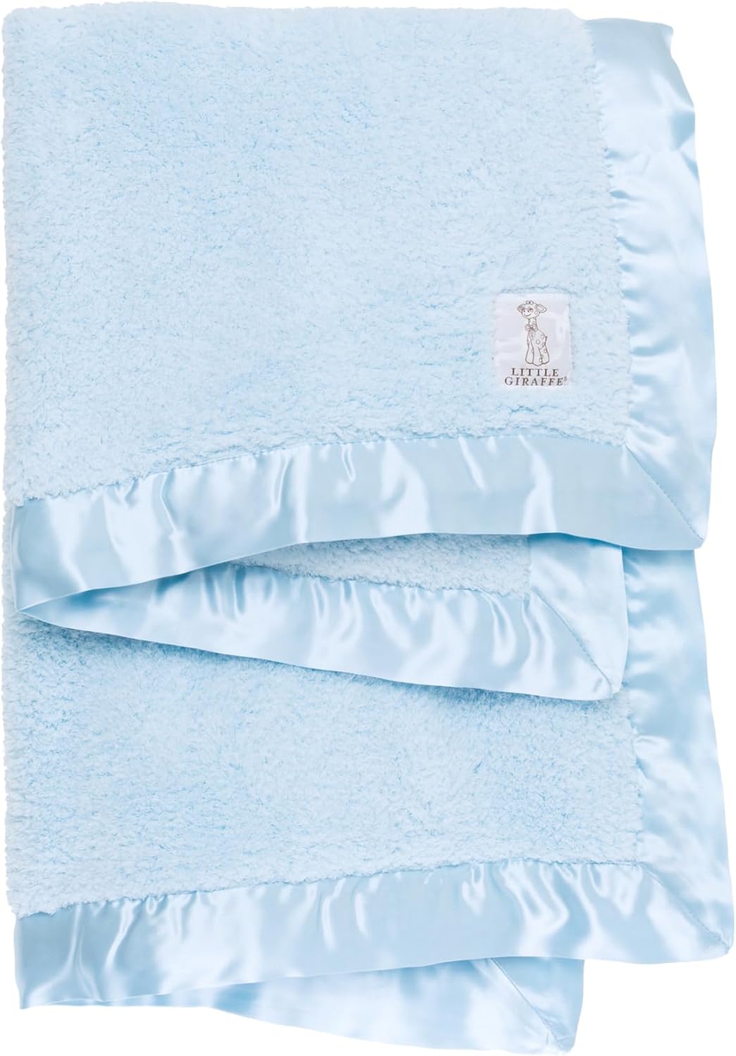 Little Giraffe Baby Blanket - Soft Chenille Stroller Blanket