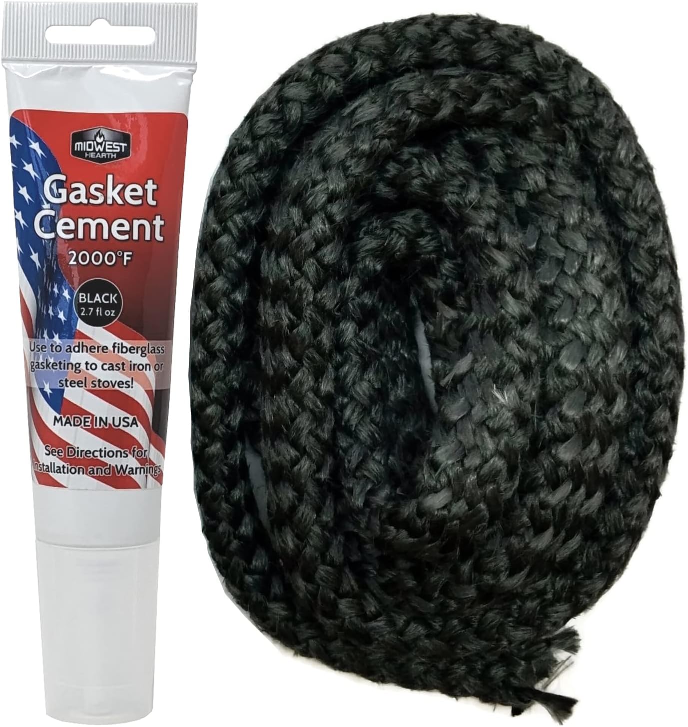 Midwest Hearth Wood Stove Replacement Gasket Kit for Optimal Sealing