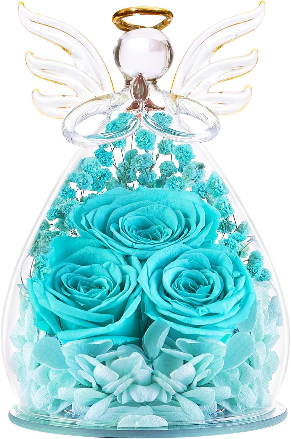 Eternal Rose Angel Gift for Women - Preserved Flower Keepsake