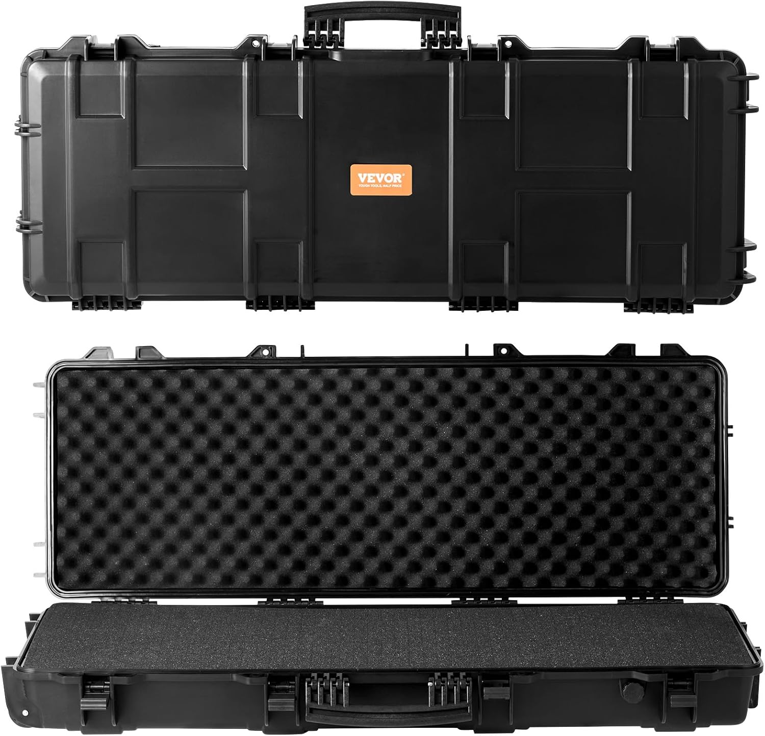 VEVOR Rifle Hard Case with Wheels, Waterproof & Crushproof Design