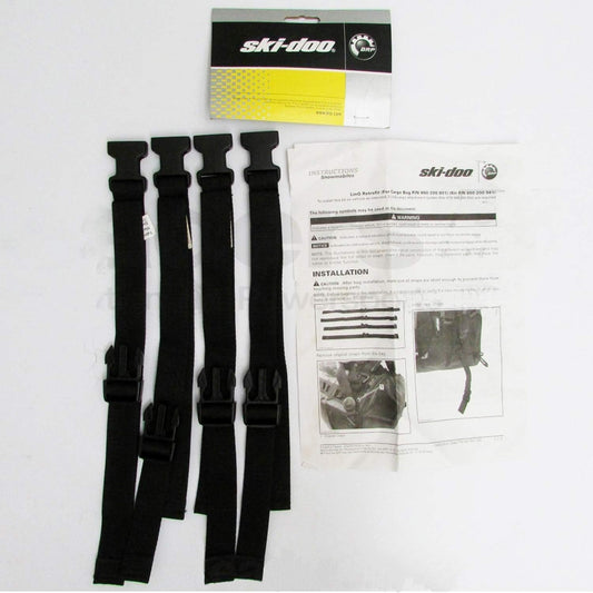 Ski-Doo OEM Cargo Bag Kit - Easy Tie Down Strap Upgrade