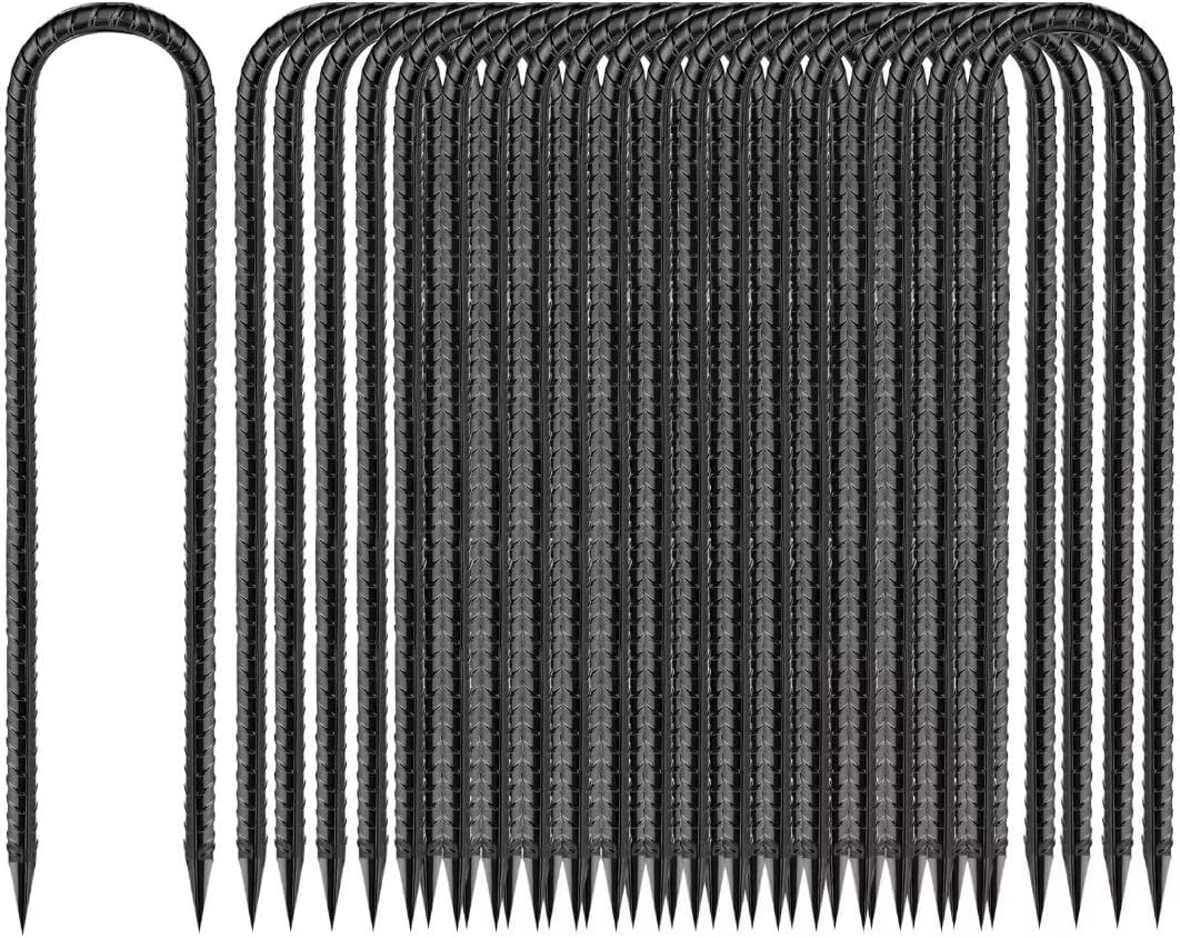 Heavy Duty 12 inch Ground Stakes for Garden and Outdoor Use