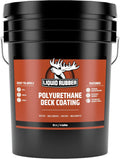 Liquid Rubber Polyurethane Deck Coating - 10X Stronger Durable Sealant