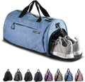 Fitgriff Gym Bag for Men & Women with Shoe & Wet Compartment
