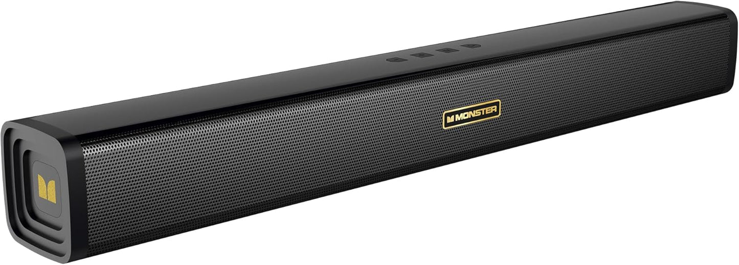 Monster S220 Bluetooth Soundbar for TV with Powerful Bass