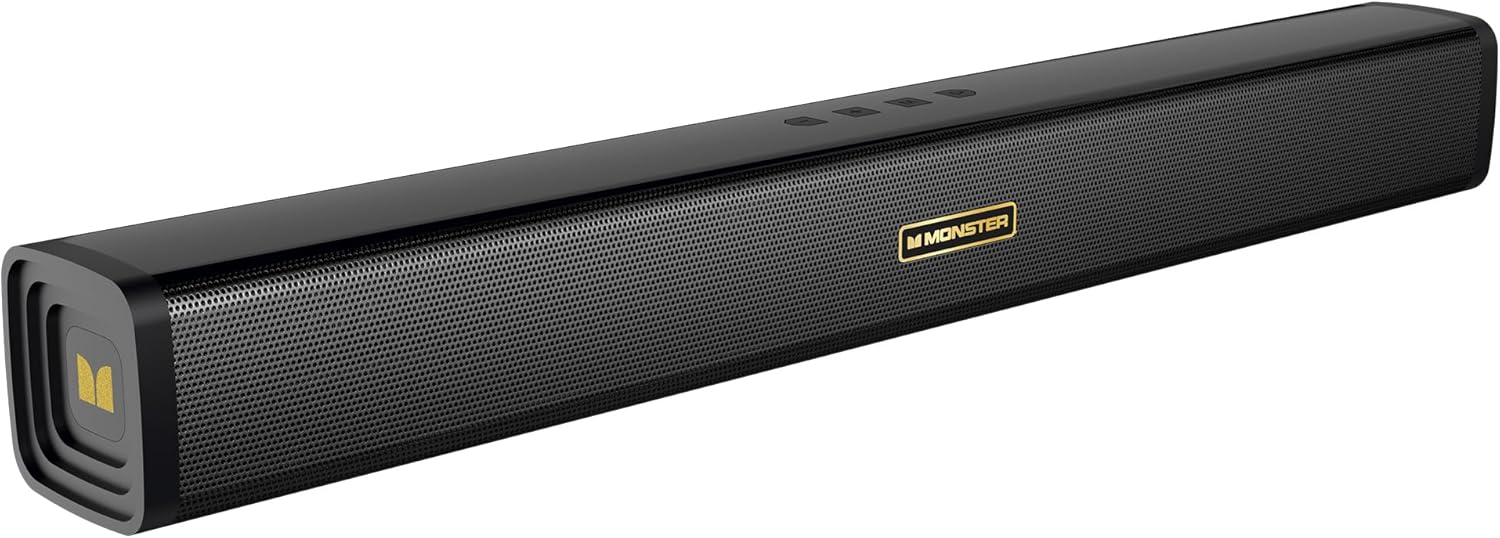 Monster S220 Bluetooth Soundbar for TV with Powerful Bass