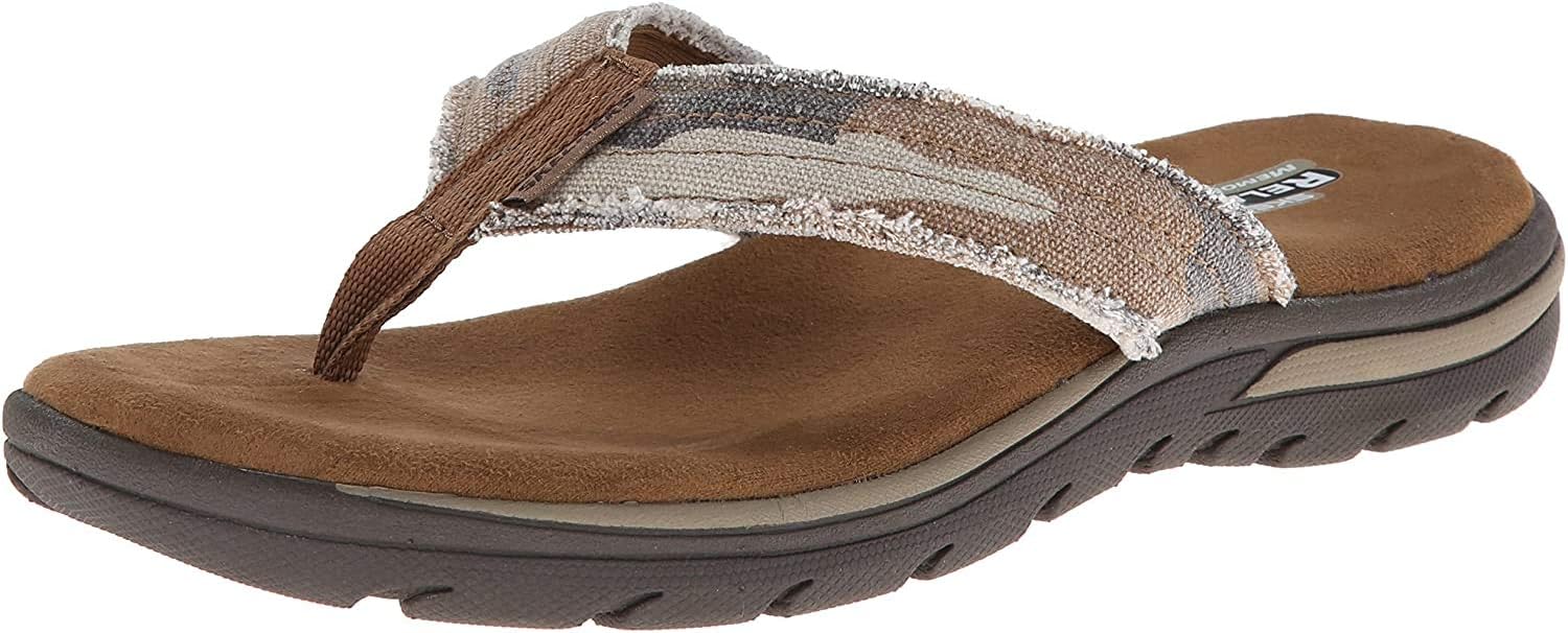 Skechers Men's Relaxed Fit Supreme Bosnia Sandal for Comfort
