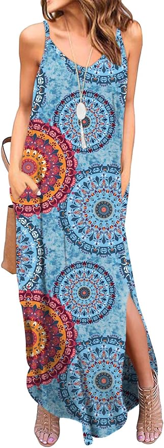 GRECERELLE Women's Summer Casual Loose Dress Beach Cover Up