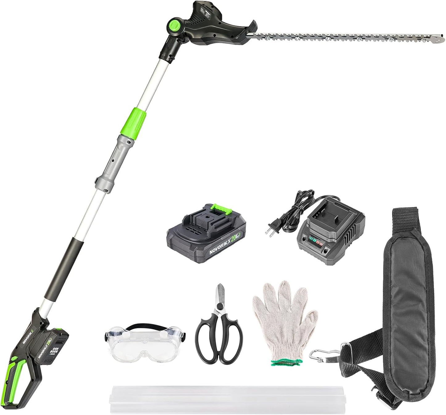Pole Hedge Trimmer Cordless 20V for Effortless Shrub Pruning