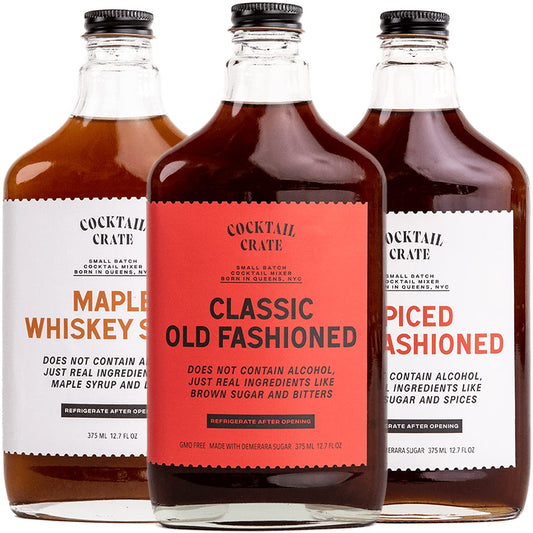 Cocktail Crate Whiskey Lover's Mixers - Aromatic & Handcrafted