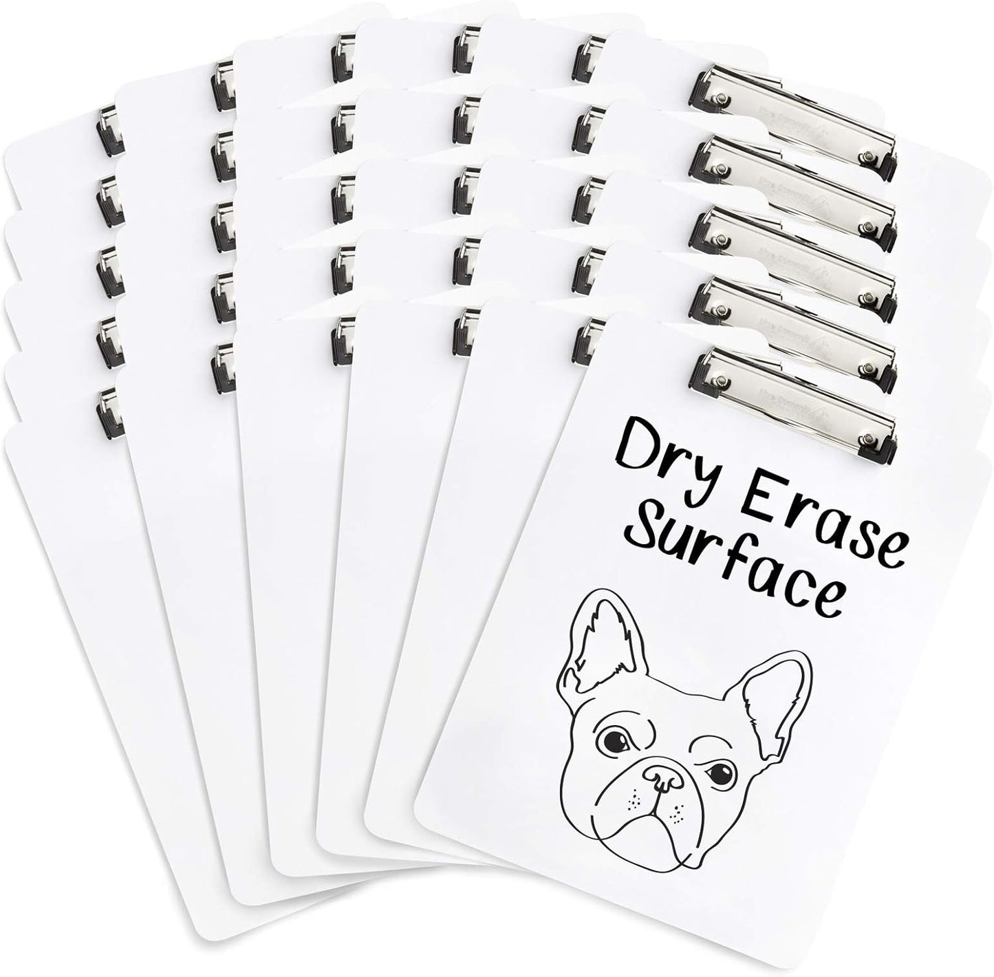 30 Pack Dry Erase Clipboards for Classroom and Office Use