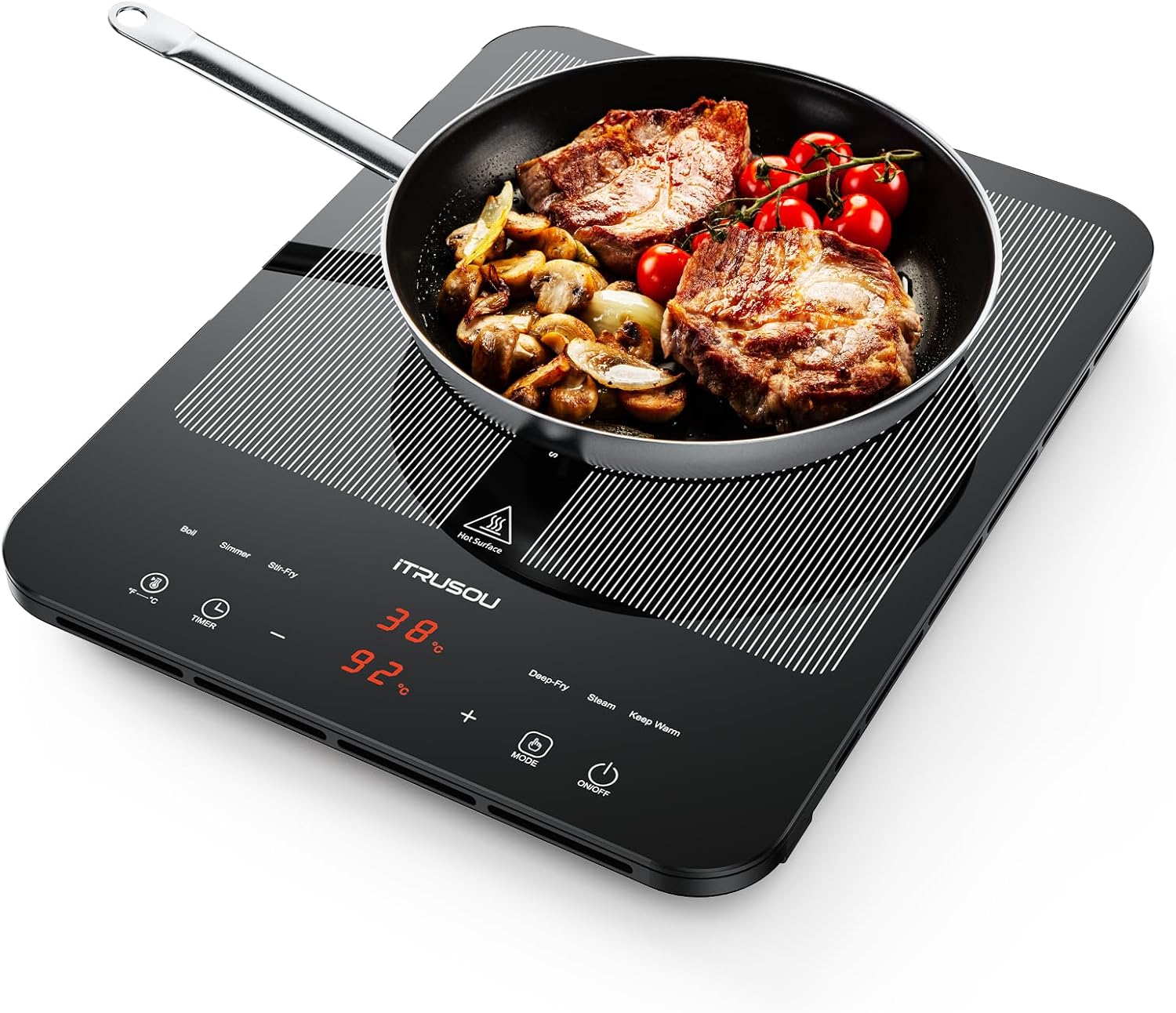 Portable Induction Cooktop with Precision Control and Timer