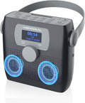 MONODEAL CD Player Portable Bluetooth Boombox - Waterproof, USB, FM