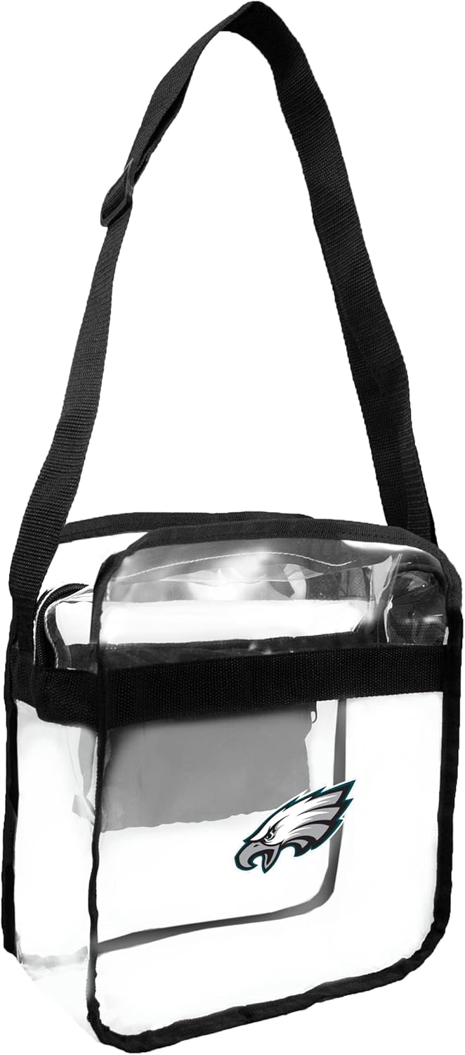 NFL Clear Carryall Crossbody Bag for Game Day Essentials