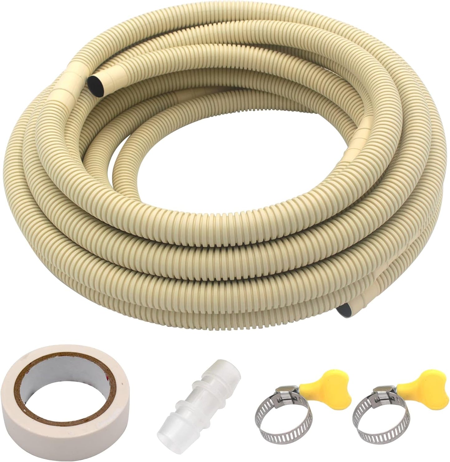 HANSUM 25FT Mini Split Drain Hose: Universal AC Drainage Solution