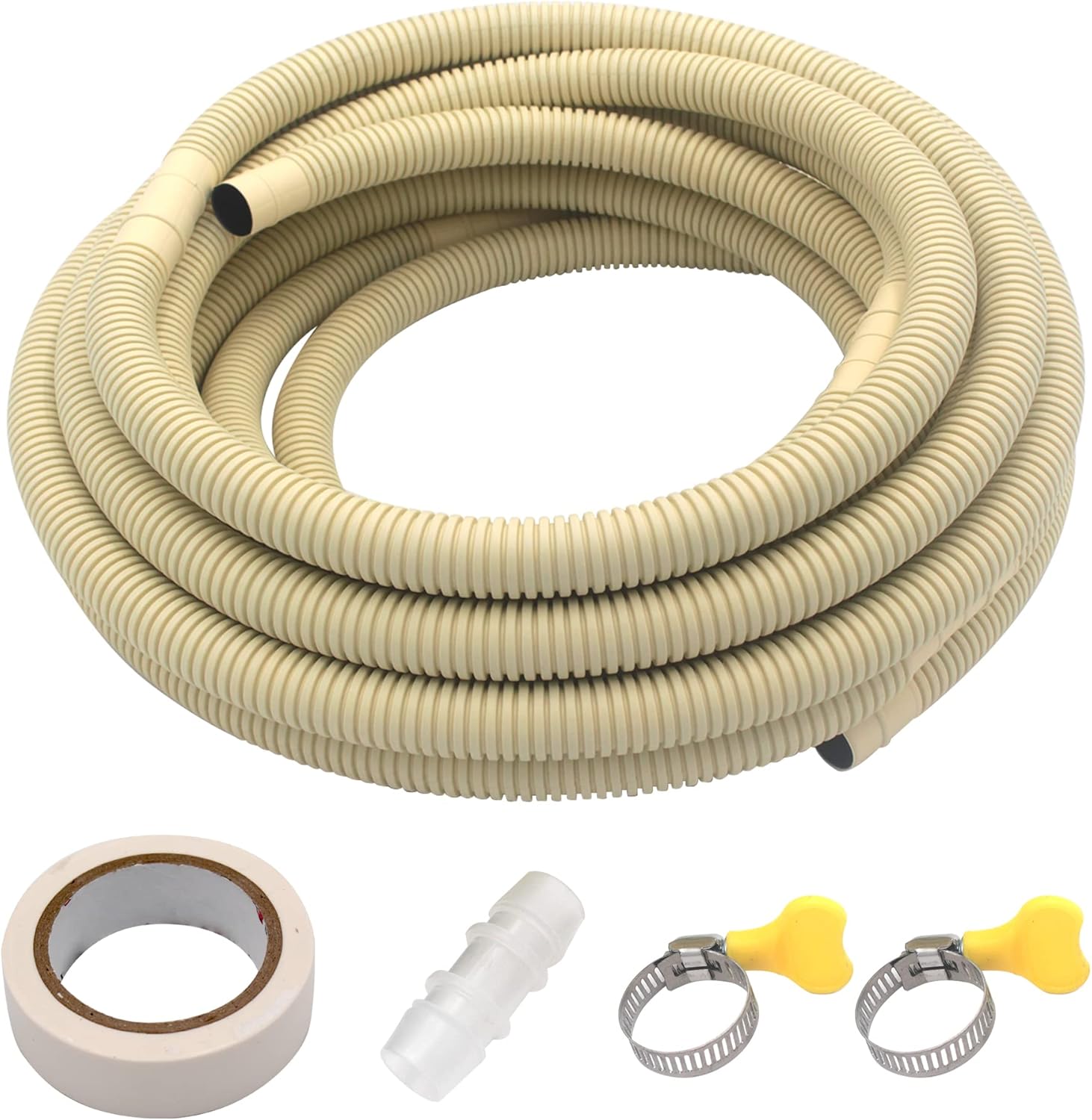 HANSUM 25FT Mini Split Drain Hose: Universal AC Drainage Solution