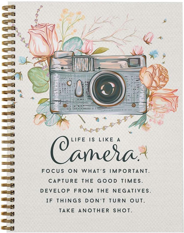 Motivational Spiral Notebook, Durable Cover, Made in USA