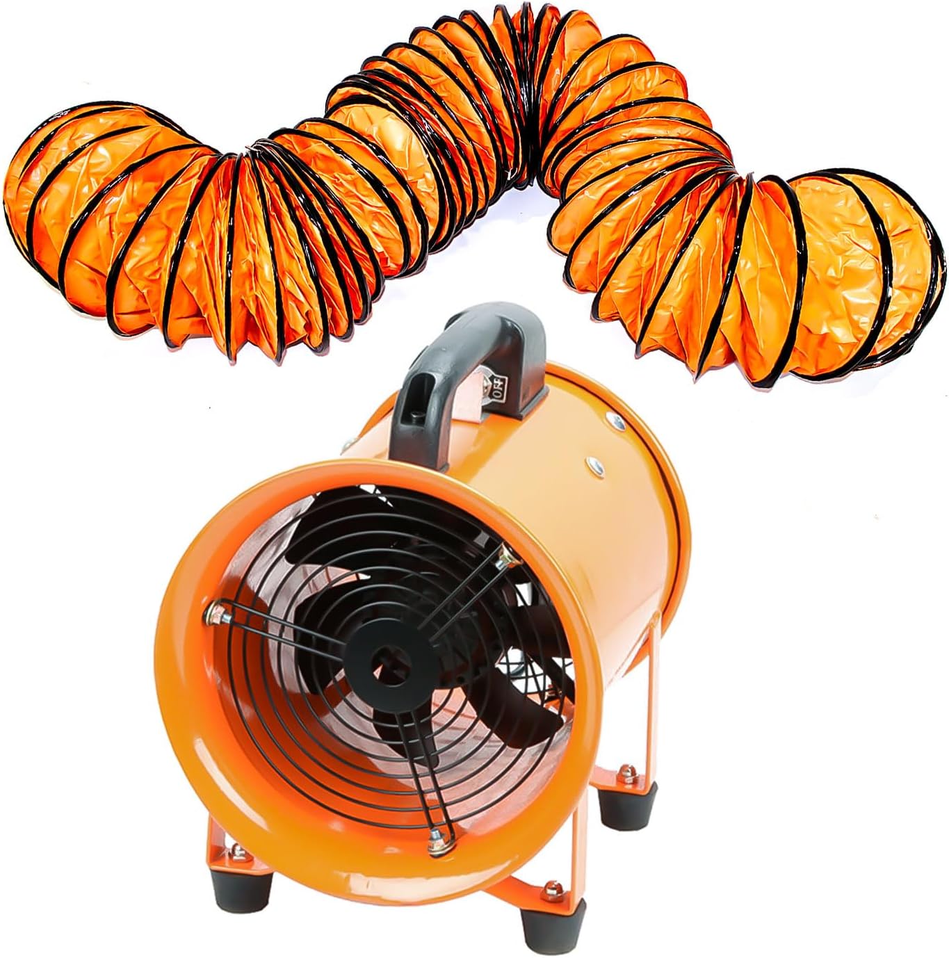 8-Inch High-Velocity Portable Utility Blower Fan for Ventilation