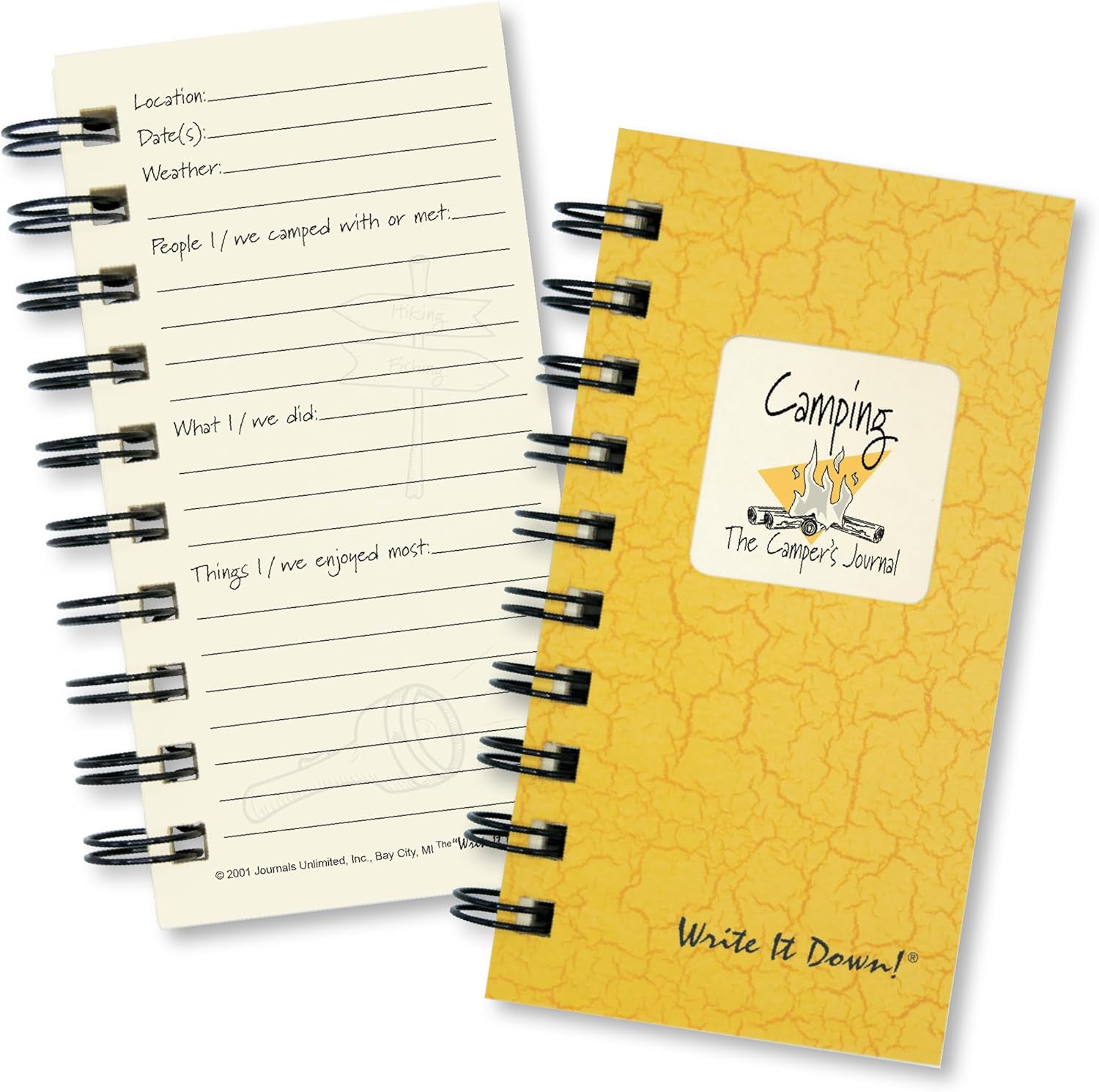 Camping Memories Mini Journal - Write it Down Series