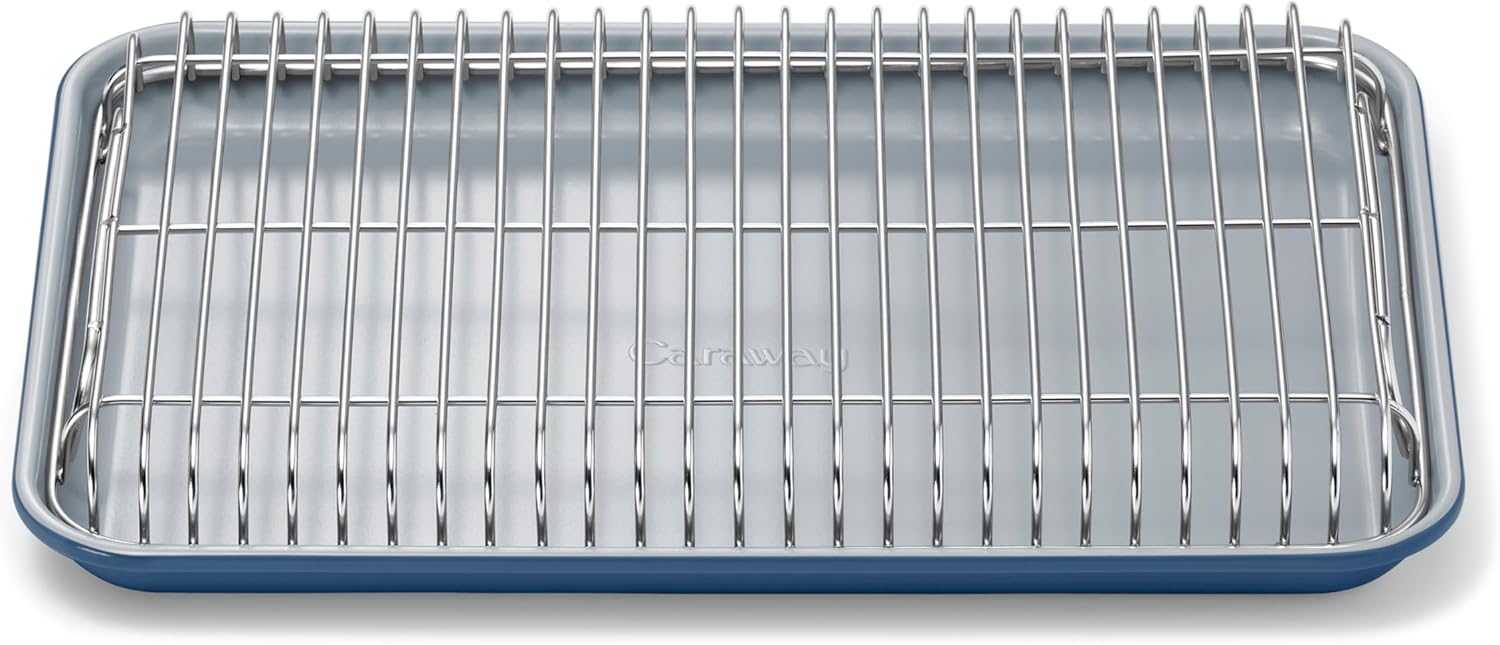 Caraway Non-Stick Ceramic Baking Sheet & Cooling Rack for Baking