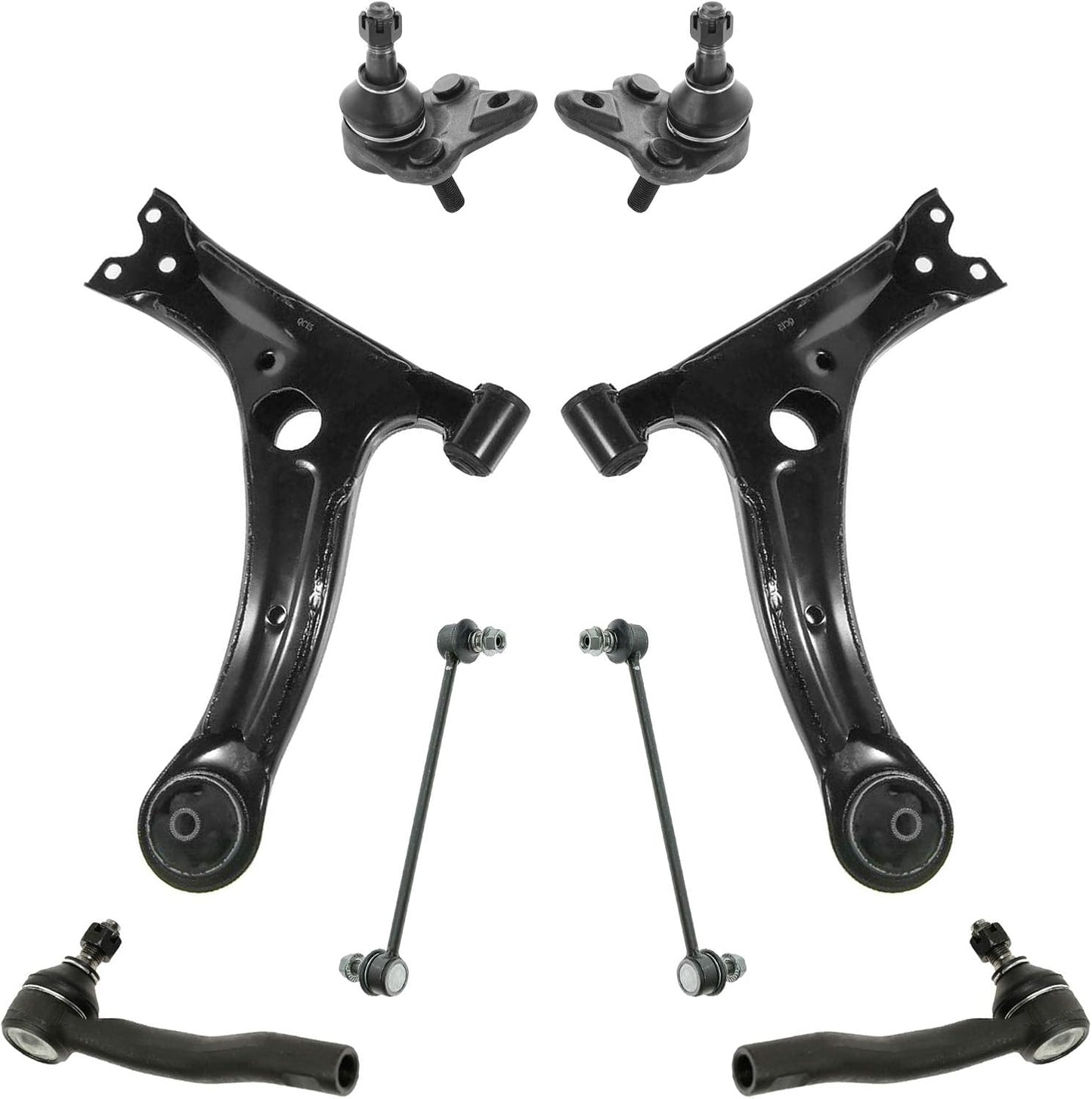 TRQ Front Steering & Suspension Kit for 2003-2008 Toyota Corolla