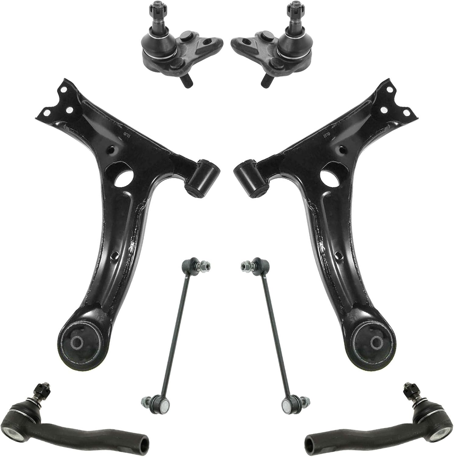 TRQ Front Steering & Suspension Kit for 2003-2008 Toyota Corolla