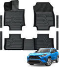 Car Floor Mats Custom Fit for Toyota RAV4 2019-2025 - All Weather