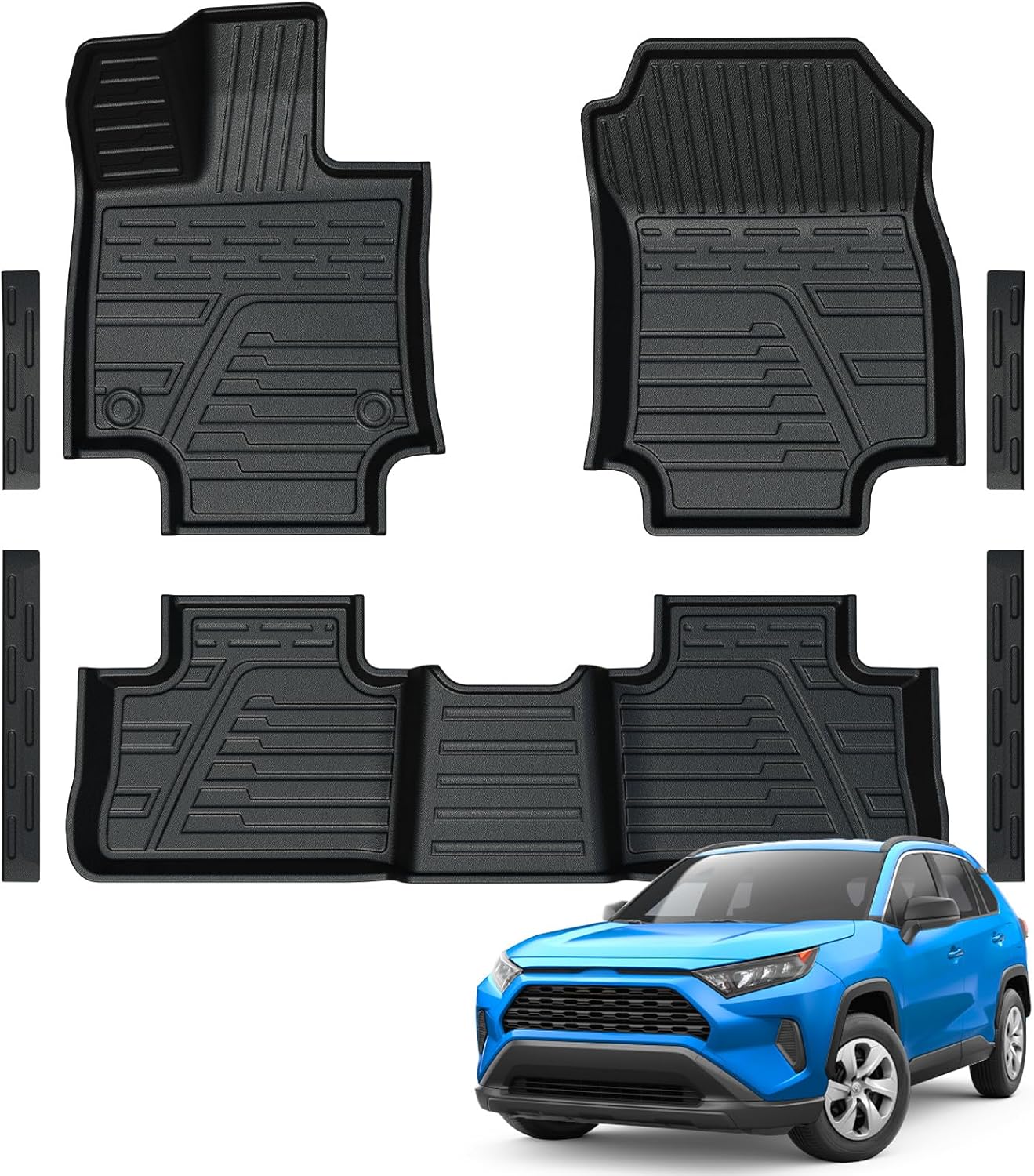 Car Floor Mats Custom Fit for Toyota RAV4 by LUMWAY