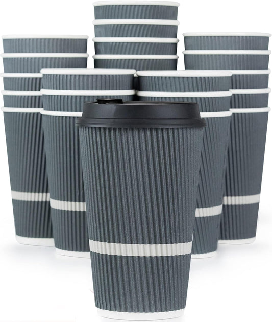 Leak-Proof 16oz Insulated Travel Cups - 70 Pack by Glowcoast