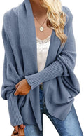 Imily Bela Women's Kimono Batwing Cable Knitted Slouchy Oversized