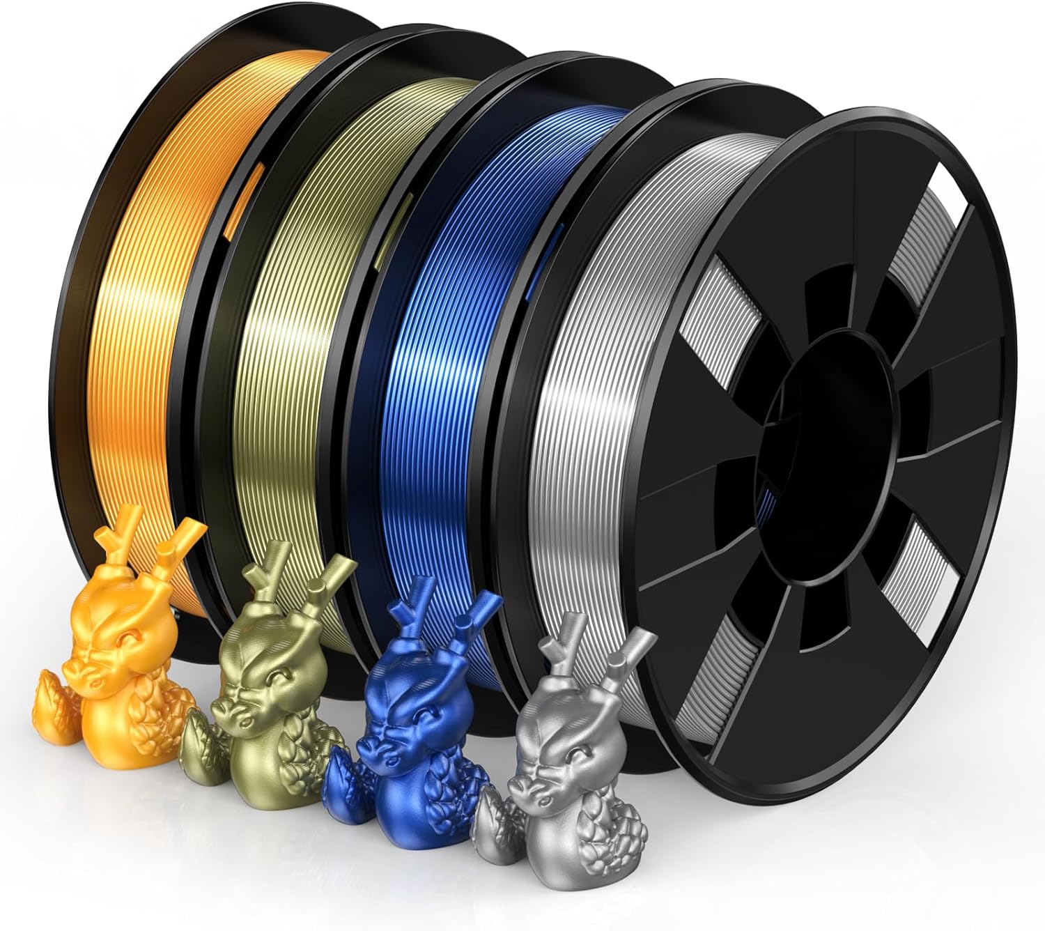 ENTINA 4 Colors Silk Shiny 3D Printer Filament Bundle Review