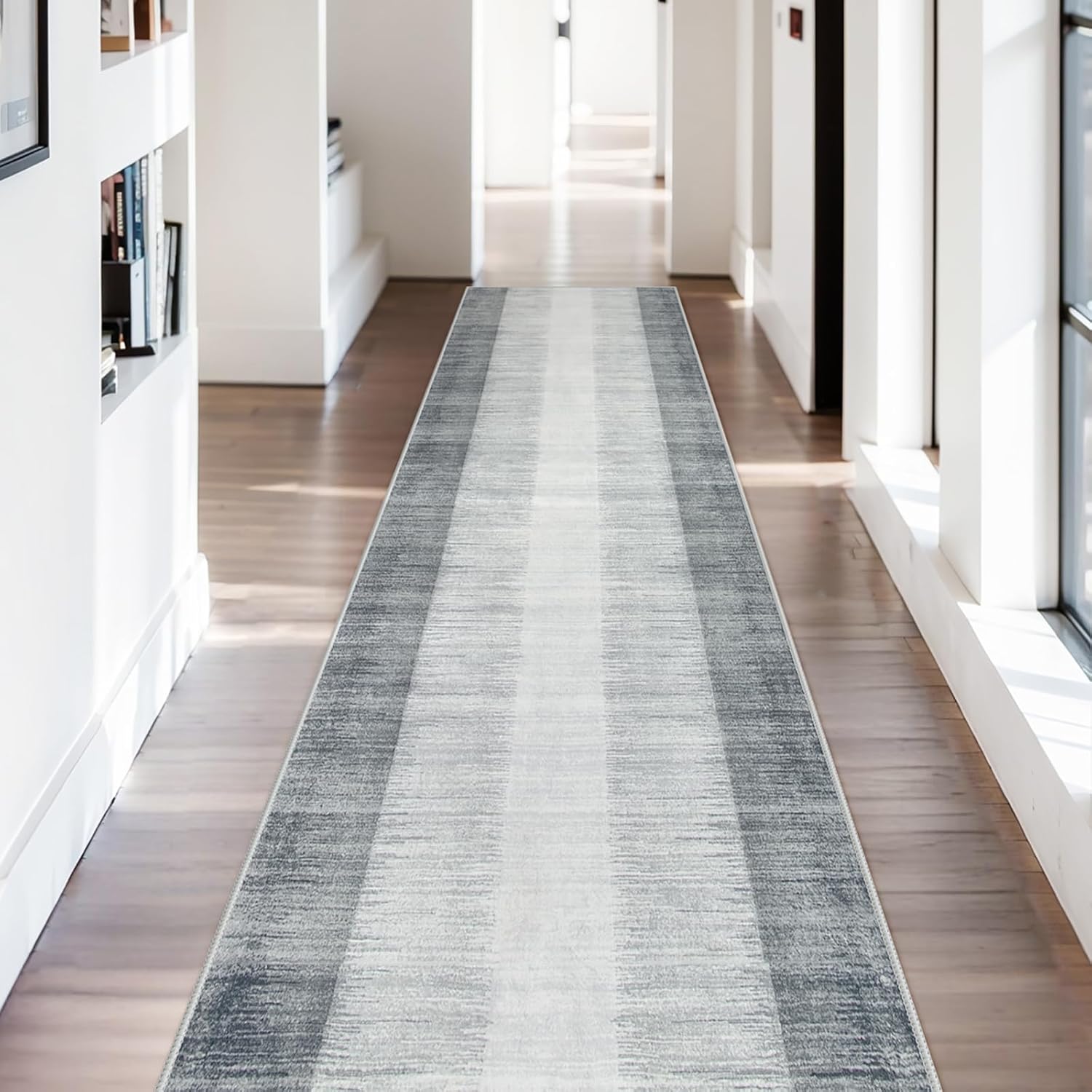 Lahome Modern Ombre Carpet Runners for Hallway 12ft - Stylish Decor