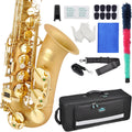 EASTROCK Golden Alto Saxophone E Flat for Beginners and Pros