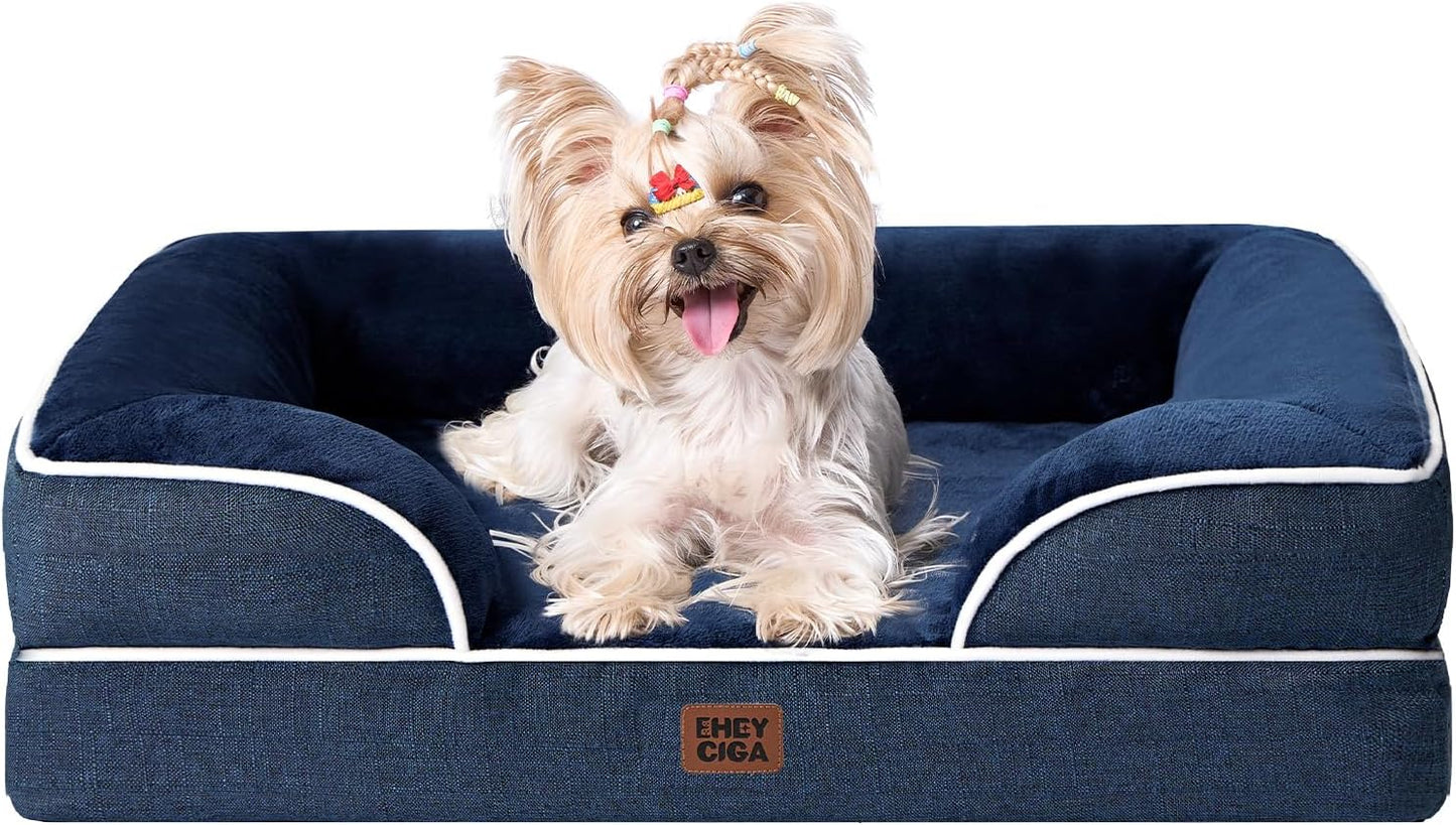EHEYCIGA Orthopedic Dog Bed for Small Dogs with Comfort Design