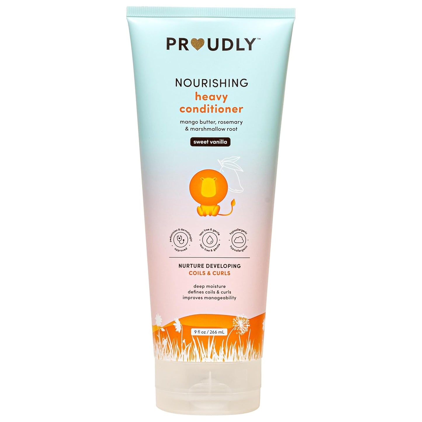 Proudly Nourishing Baby Conditioner for Curly Hair - Sweet Vanilla 9oz