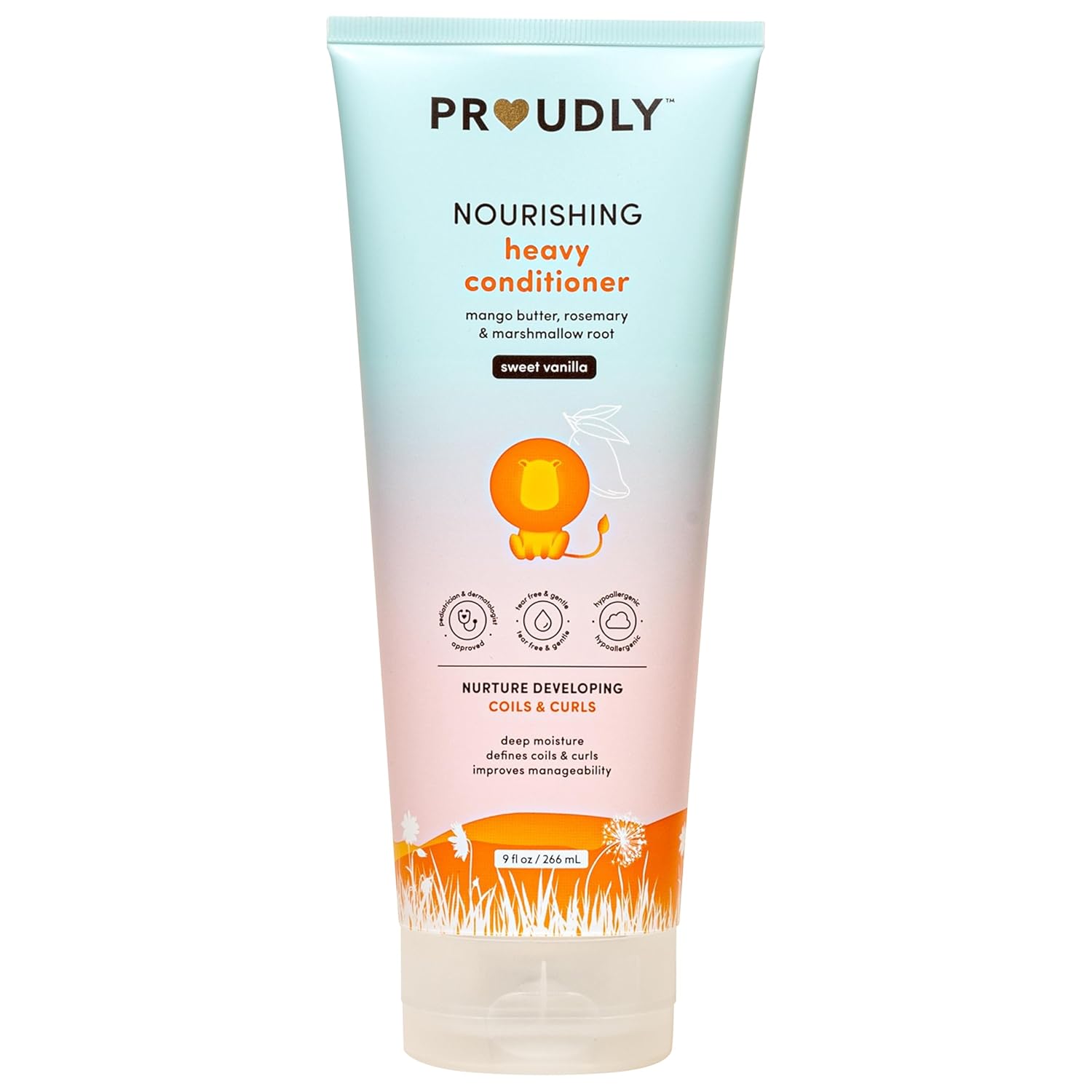 Proudly Nourishing Baby Conditioner for Curly Hair - Sweet Vanilla 9oz