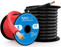 NAOEVO 8 Gauge Marine Wire - Durable Tinned Copper Boat Cable