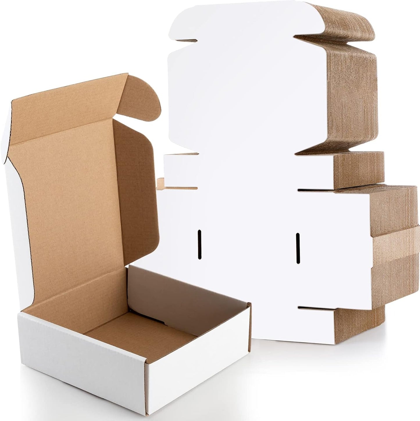 100 Pcs Small Shipping Boxes for Christmas Gift Packing Needs