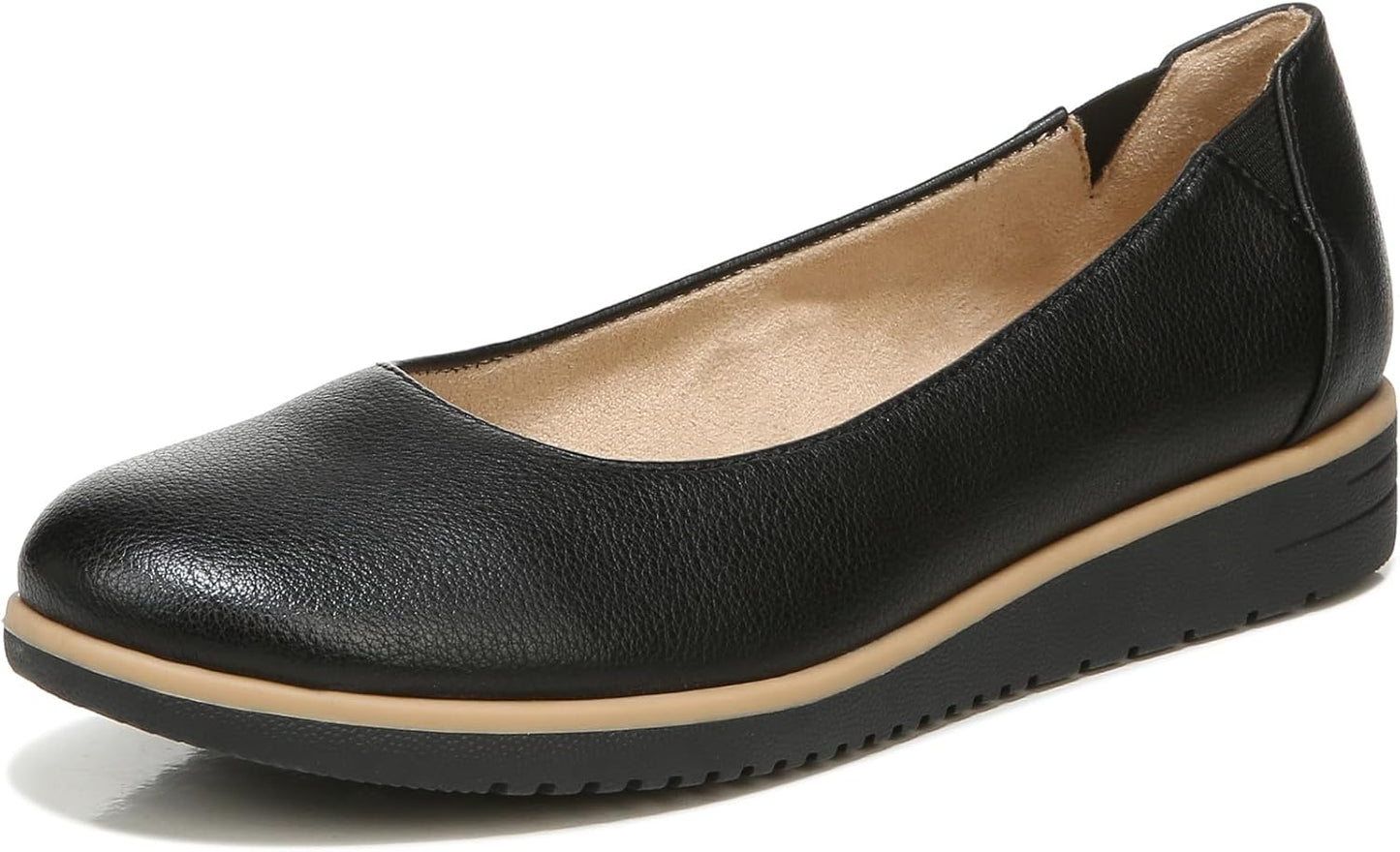 Naturalizer Womens Idea Slip on Ballet Flat for Comfort and Style