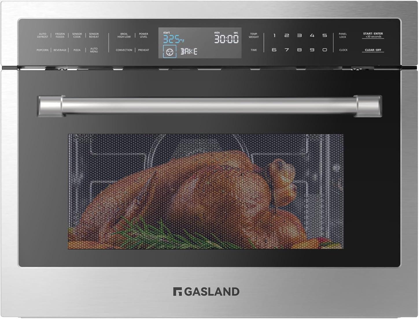 Gasland 24 Dual Microwave Oven: Convection + Sensor Cook